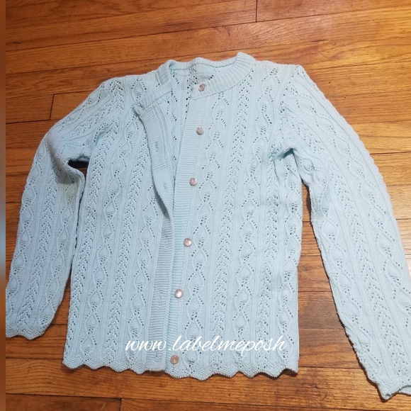scalloped cardigan